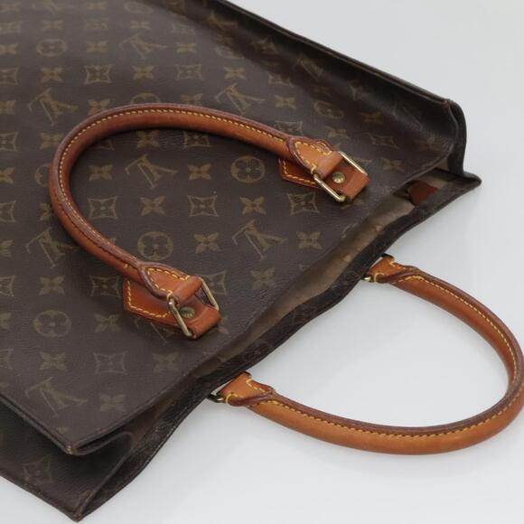 LOUIS VUITTON Monogram Sac Plat Hand Bag M51140 - Picture 6 of 16